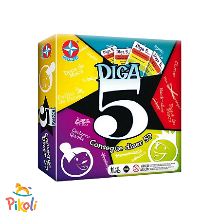 Jogo De Tabuleiro - Diga 5 - Estrela