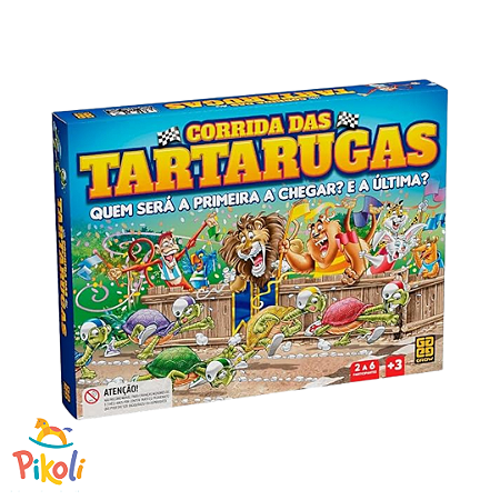 Jogo De Tabuleiro - Corrida Das Tartarugas
