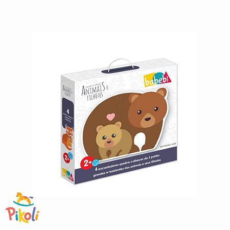 Quebra Cabeça - Baby Animais E Filhotes - BaBeBi