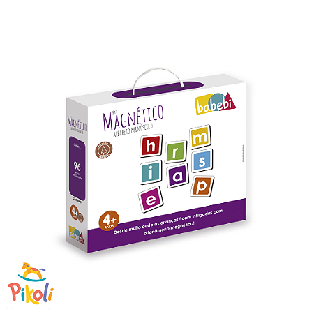 Kit Magnético Alfabeto Magnético - BaBeBi