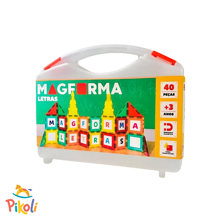 Magformas - Letras ABC - 40 Peças