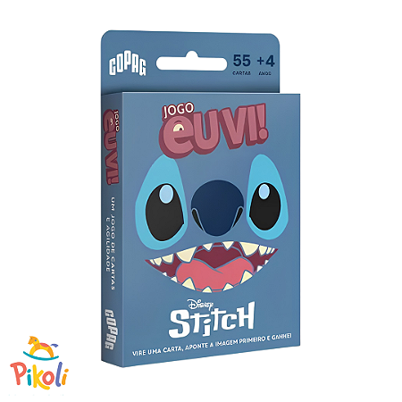 Jogo De Cartas - Eu Vi! - Stitch