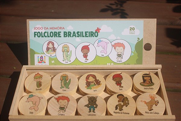 Jogo da Memoria - Folclore Brasileiro