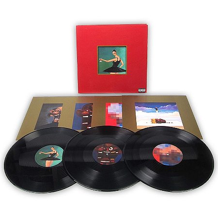 Kanye West - My Beautiful Dark Twisted Fantasy LP TRIPLO