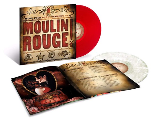 Moulin Rouge - Trilha Sonora do Filme (Red Trancelucent And White Marbled) 2x LP