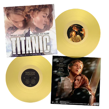 Titanic - Trilha Sonora do Filme (Yellow Translucent) LP DUPLO
