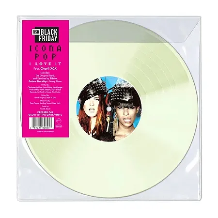 Icona Pop - I Love It feat Charli XCX (RSD Black Friday Glow in the Dark) LP
