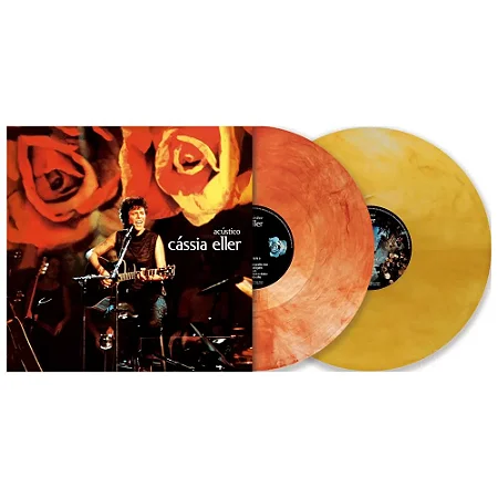 Cássia Eller - Acústico MTV (Vermelho e dourado) LP DUPLO
