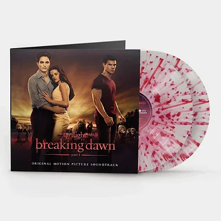 Crepúsculo - The Twilight Saga Breaking Dawn Part 1 (Limited Milky Clear & Red Splatter Vinyl edition) LP