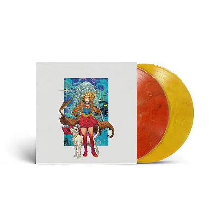 Claudia Sarne – Supergirl: Original Motion Picture Soundtrack (Vinil Vermelho e Amarelo com Lado D Impresso) – LP Duplo