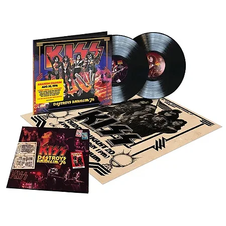 KISS – Destroys Anaheim '76 (Vinil Preto 180g) – LP Duplo