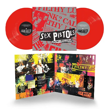Sex Pistols – Filthy Lucre Live (30º Aniversário – Vinil Vermelho) – LP Duplo