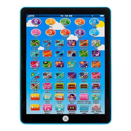 Tablet Interativo Bilingue Infantil