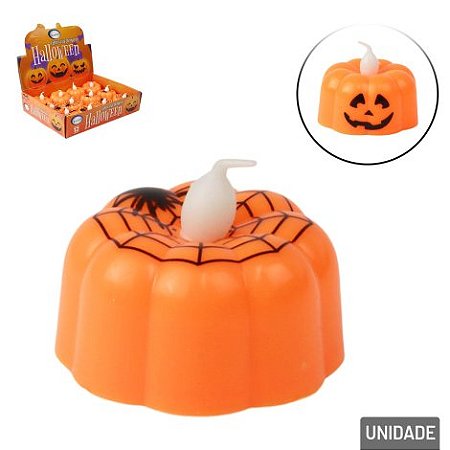 Vela de Halloween Abóbora de LED