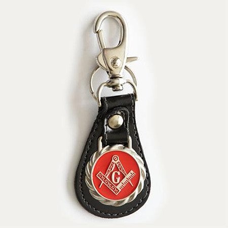 CHAVEIRO DE COURO MAÇONARIA