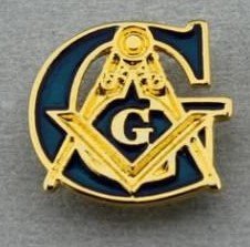 PIN "G" COM ESQUADRO E COMPASSO