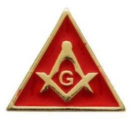 PIN TRIÂNGULO ESQUADRO E COMPASSO