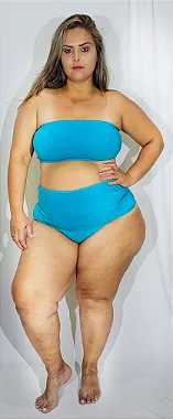 Top faixa verde jade