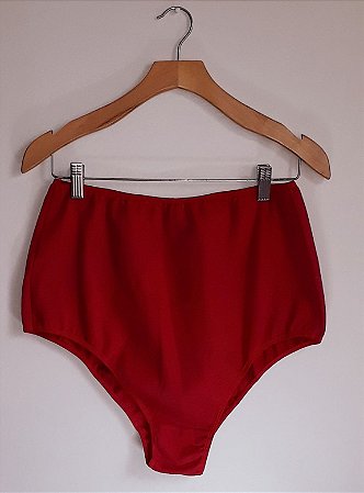 Hotpant vermelho liso