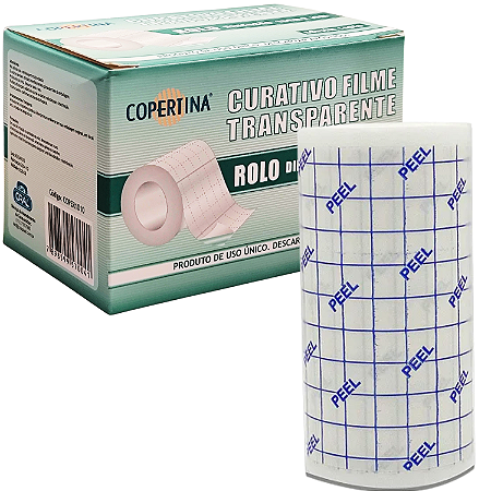 Curativo Filme Transparente 10cm x 10 Metros - Copertina