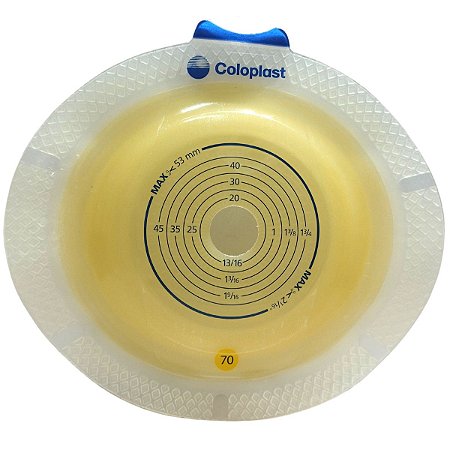 Placa de Colostomia Sensura Click Xpro Plana Recortável 50mm - Coloplast -  GabMedic Produtos Médicos e Hospitalares