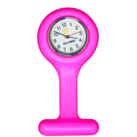 Relógio de Lapela Tipo Bolso Rosa - P. A. Med