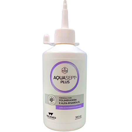 Aquasept Gel Barreira Antisséptico Polihexanida 0,2% PHMB 100ml - Walkmed