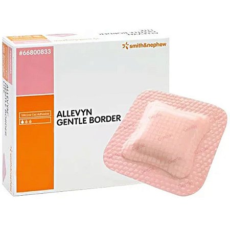 Curativo Allevyn Gentle Border com Espuma 12,5cmx12,5cm (01UN) - Smith&Nephew - REF. 66800272