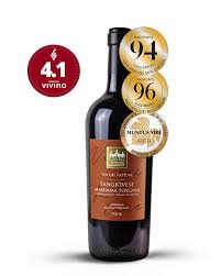 VINHO TINTO SANGIOVESE MAREMMA TOSCANA DOC GOVERNO ALL’USO  750 ML
