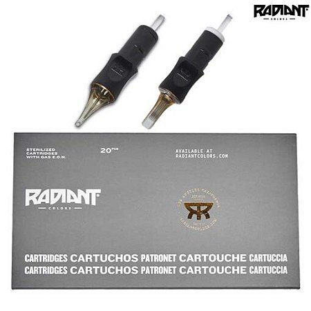 Cartucho Radiant - Round Shader / Bucha - Caixa 20 Unidades