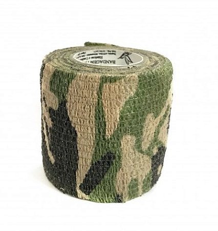 Bandagem Fita Adesiva Auto Aderente - Green Camo