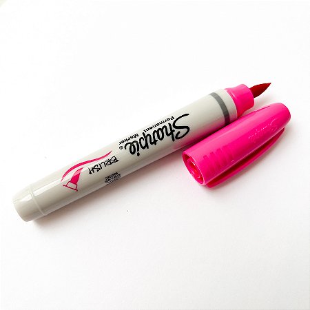 Caneta Sharpie Ponta Brush - Magenta