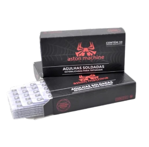 Caixa De Agulhas Aston - 1207RM - 50 Unidades - Validade 01/2026