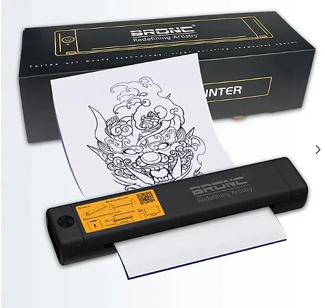 Impressora Térmica Bronc Tattoo - Bluetooth Inkless Printer