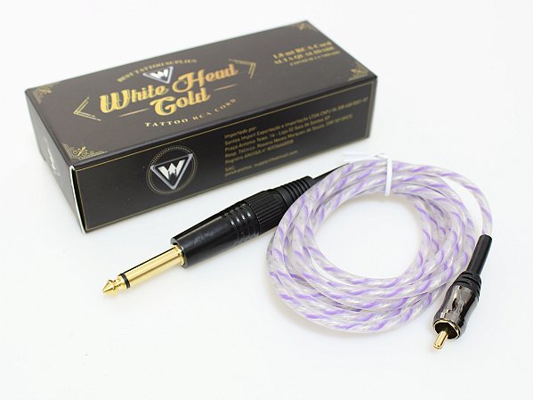 Cabo Rca White Head Gold - Roxo