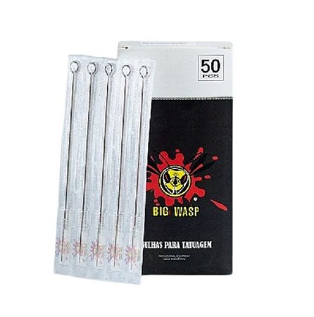 Caixa De Agulhas Big Wasp - 1007MG Pintura Magnum - 50 Unidades - Validade 07/2026