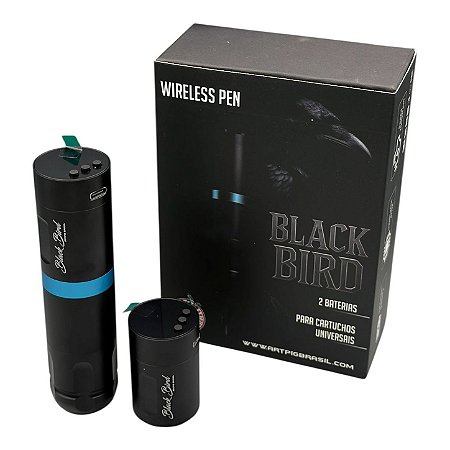 Máquina Pen Black Bird c/ 2 Baterias