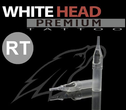 Caixa Ponteira Descartável White Head Premium - Traço - 50 Unidades