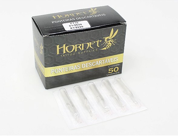 Ponteira Descartável Hornet Elite - Traço - Caixa 50 Unidades