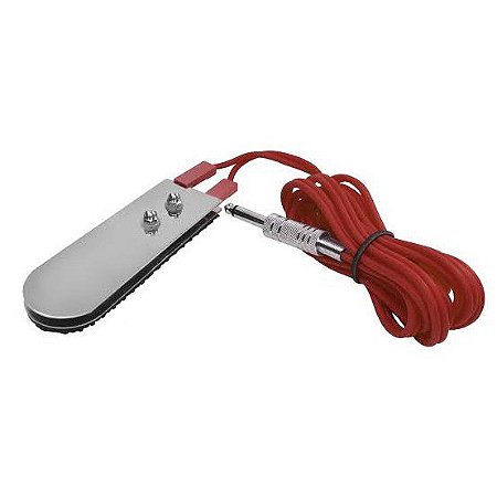 Pedal Slim Chapinha Fio De Silicone P10 - Vermelho