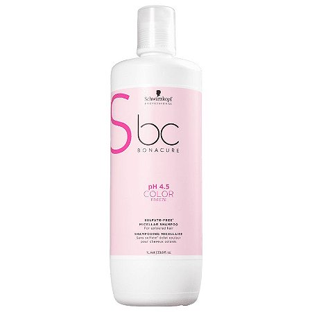 Schwarzkopf BC Bonacure pH 4.5 Color Freeze - Shampoo sem Sulfato 1000ml