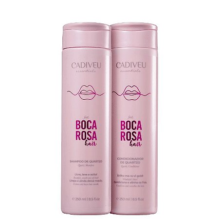 Kit Cadiveu Boca Rosa Hair Quartzo - Shampoo + Condicionador