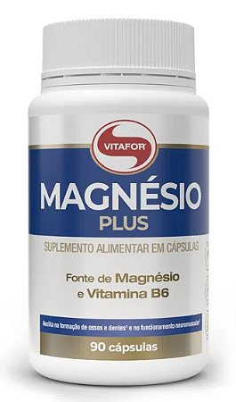 Magnésio Plus - 90 cap - Vitafor