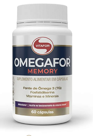 Omegafor Memory - 60 cap - Vitafor