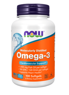 Ômega 3 1000mg Now Foods 100 Cápsulas