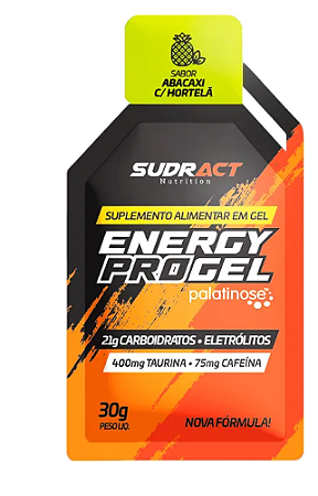 Energy Pro Gel Black - Sudract Com Taurina e Cafeína
