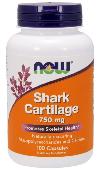 Shark Cartilage 750mg (100 caps) - Now Sports