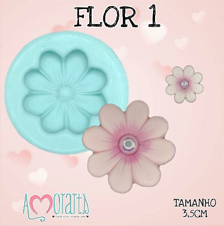 Molde de Silicone Flor 1