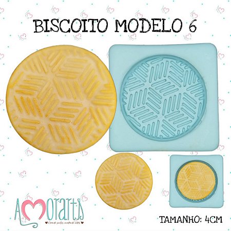 Molde Biscoito Modelo 6--CÓD 44