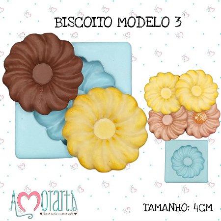 Molde Biscoito Modelo 3--CÓD 51